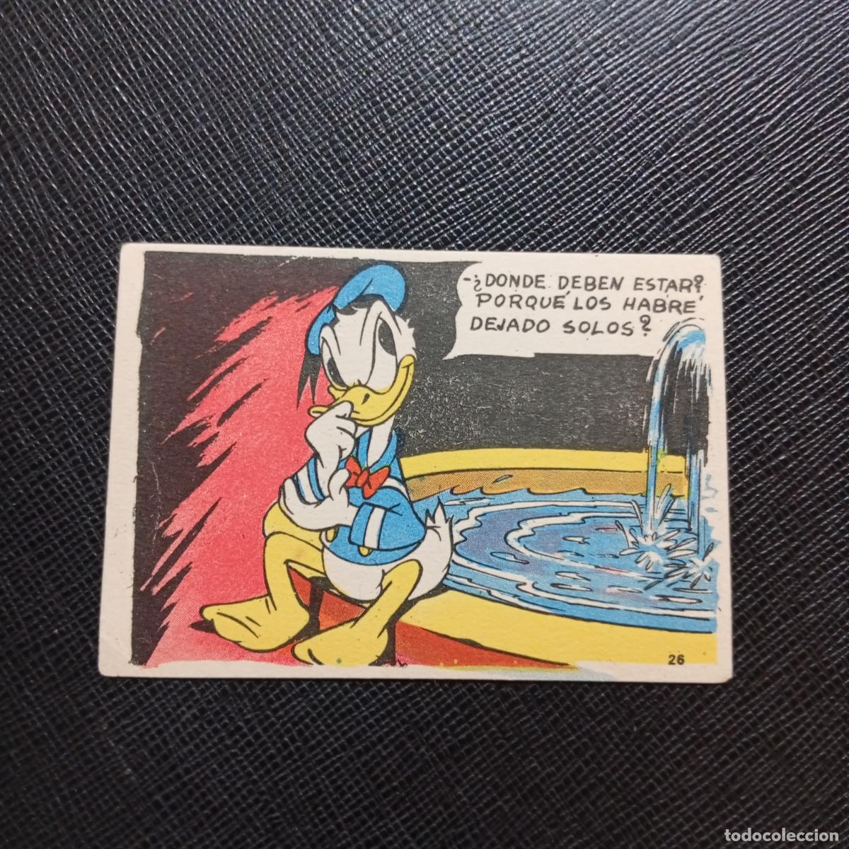 Coleccionismo cromos antiguos: 26 LA ISLA DE JASPE CHOCOLATES LLOVERAS DISNEY 1948 CROMO - SIN PEGAR - A214 PG415