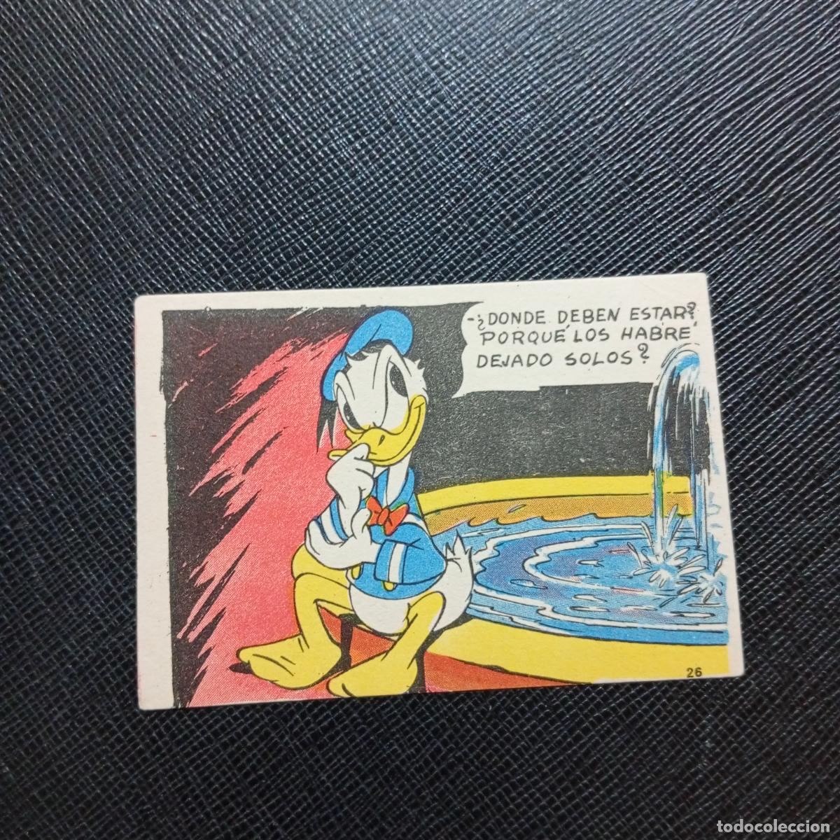 Coleccionismo cromos antiguos: 26 LA ISLA DE JASPE CHOCOLATES LLOVERAS DISNEY 1948 CROMO - SIN PEGAR - A214 PG424