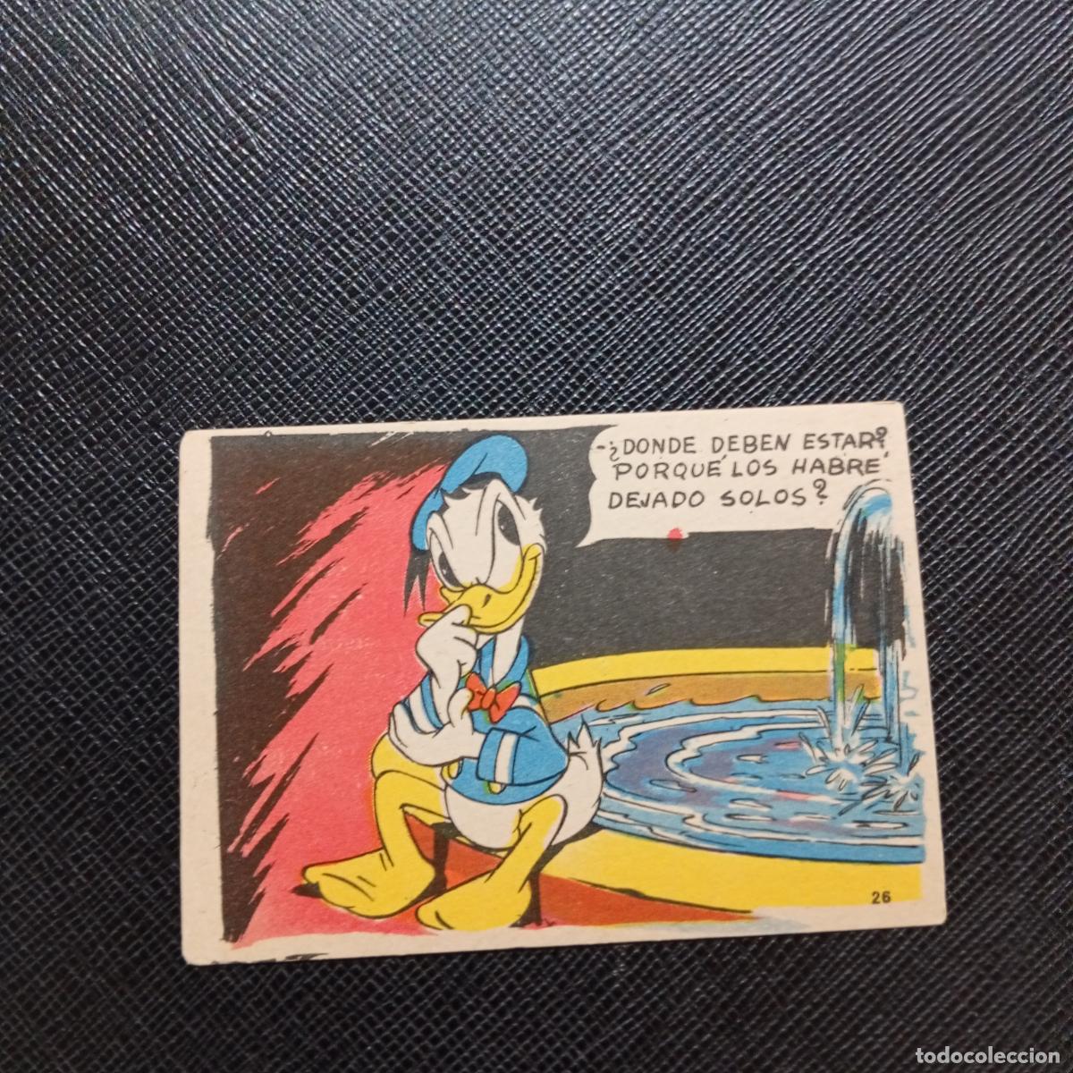 Coleccionismo cromos antiguos: 26 LA ISLA DE JASPE CHOCOLATES LLOVERAS DISNEY 1948 CROMO - SIN PEGAR - A214 PG424 B