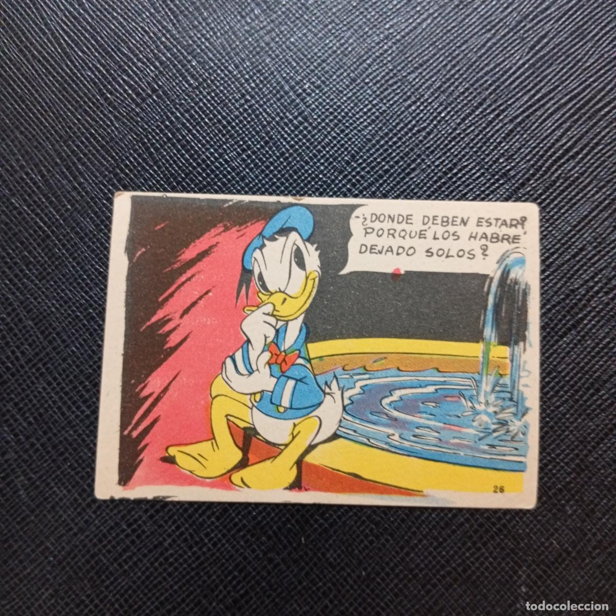 Coleccionismo cromos antiguos: 26 LA ISLA DE JASPE CHOCOLATES LLOVERAS DISNEY 1948 CROMO - SIN PEGAR - A214 PG433