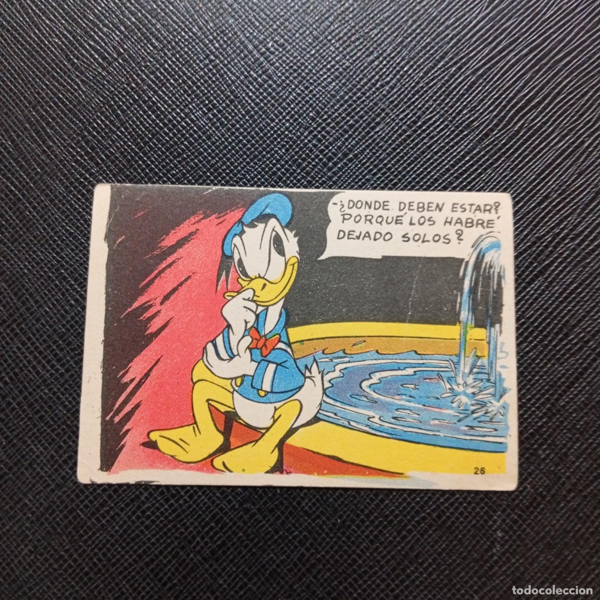 Coleccionismo cromos antiguos: 26 LA ISLA DE JASPE CHOCOLATES LLOVERAS DISNEY 1948 CROMO - SIN PEGAR - A214 PG433 B
