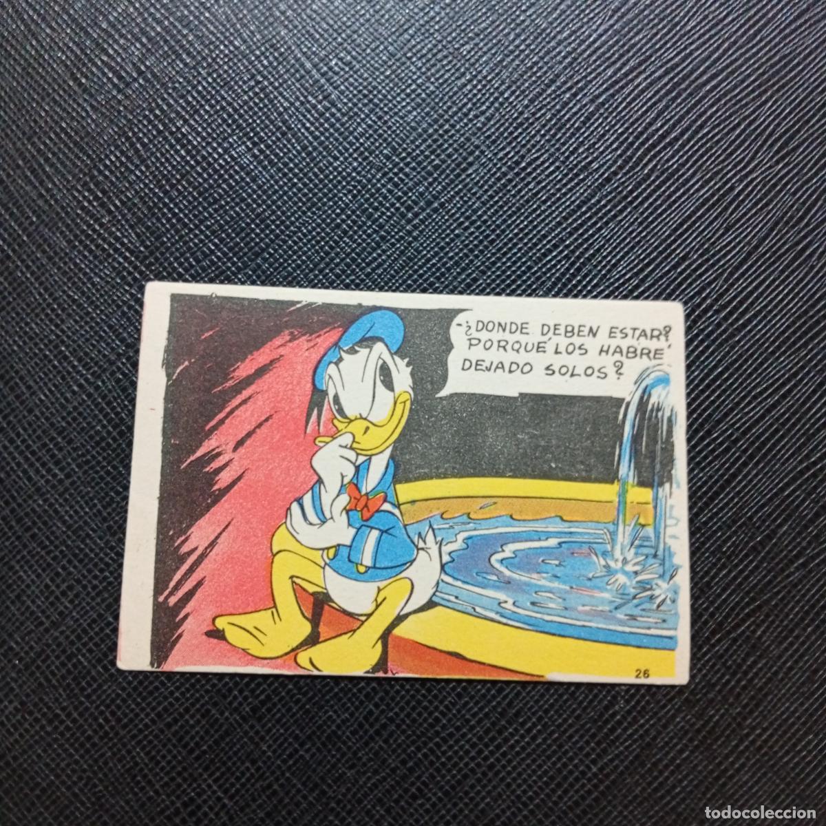 Coleccionismo cromos antiguos: 26 LA ISLA DE JASPE CHOCOLATES LLOVERAS DISNEY 1948 CROMO - SIN PEGAR - A214 PG442 B