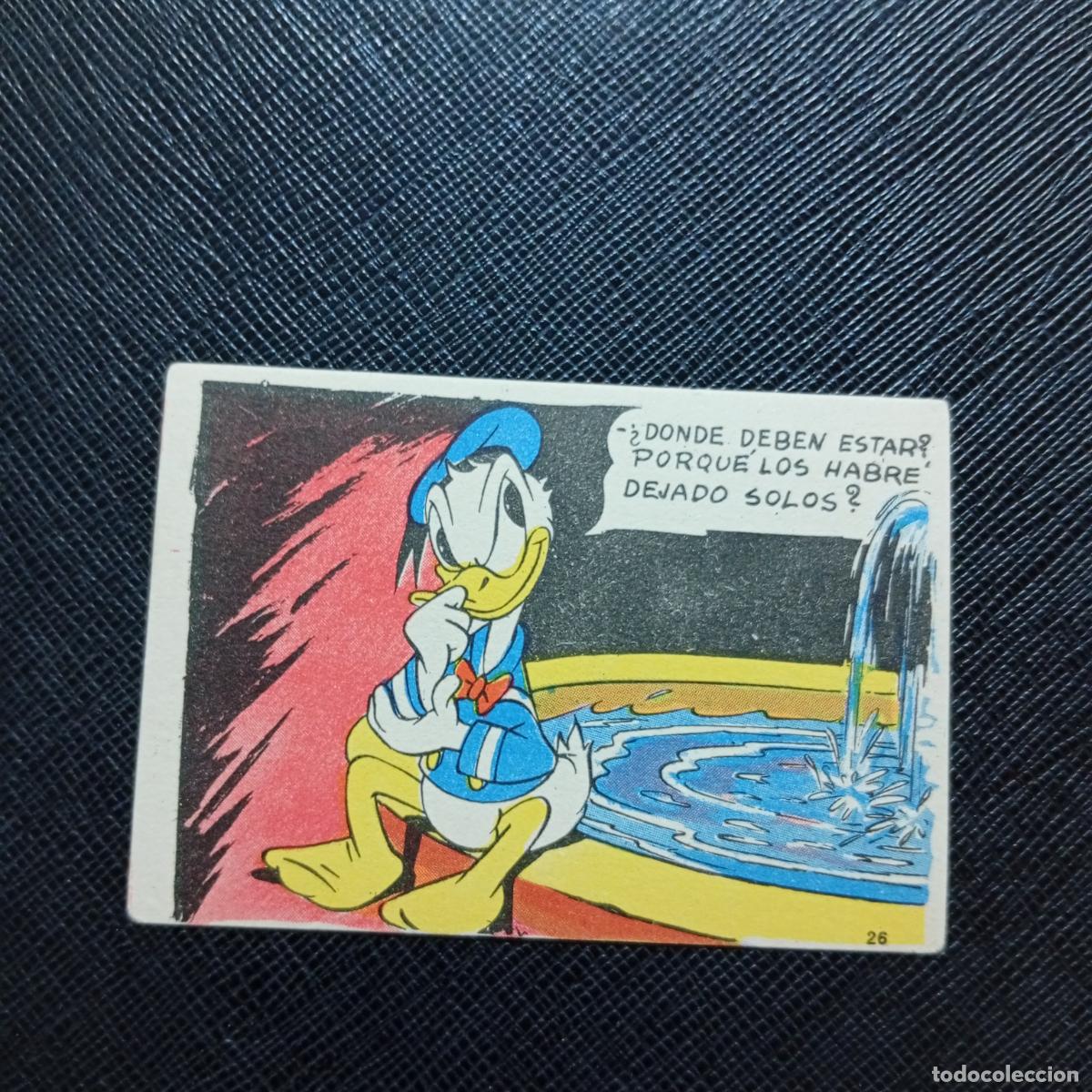 Coleccionismo cromos antiguos: 26 LA ISLA DE JASPE CHOCOLATES LLOVERAS DISNEY 1948 CROMO - SIN PEGAR - A214 PG460