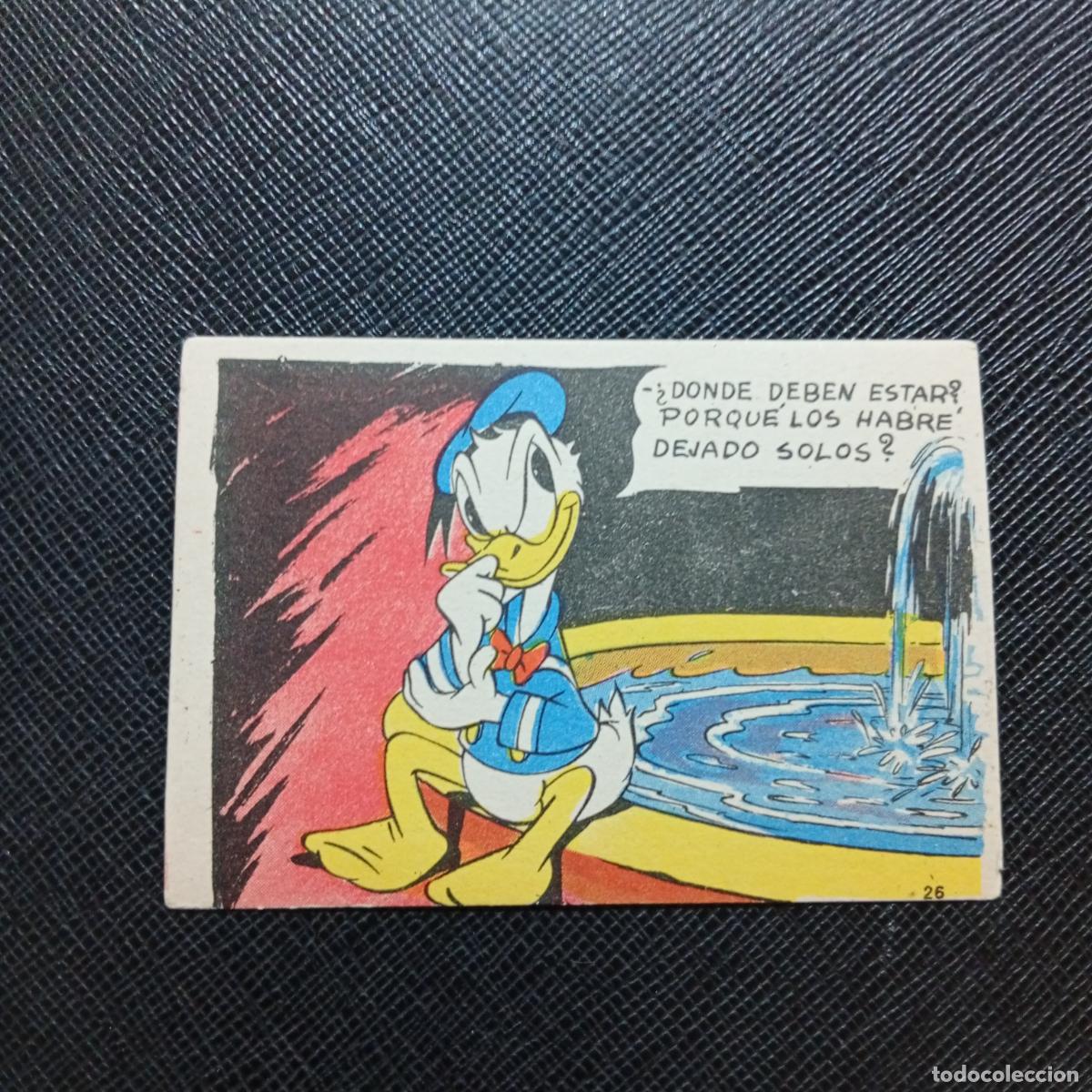 Coleccionismo cromos antiguos: 26 LA ISLA DE JASPE CHOCOLATES LLOVERAS DISNEY 1948 CROMO - SIN PEGAR - A214 PG460 B
