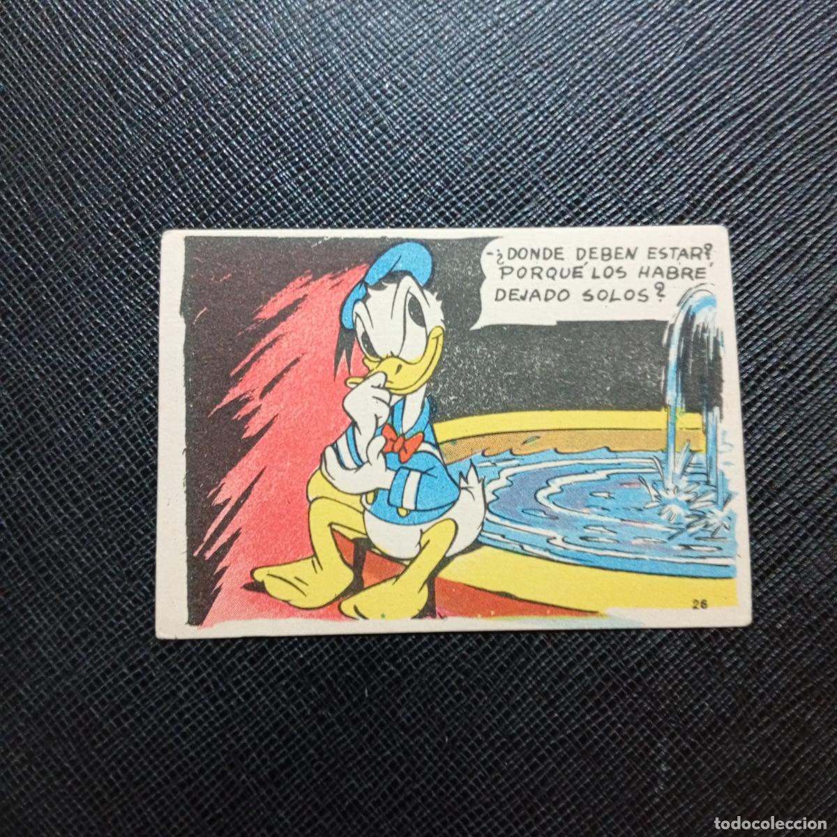 Coleccionismo cromos antiguos: 26 LA ISLA DE JASPE CHOCOLATES LLOVERAS DISNEY 1948 CROMO - SIN PEGAR - A214 PG469