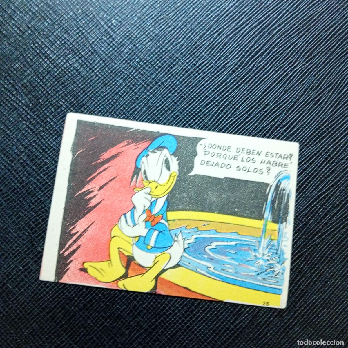 Coleccionismo cromos antiguos: 26 LA ISLA DE JASPE CHOCOLATES LLOVERAS DISNEY 1948 CROMO - SIN PEGAR - A214 PG469 B
