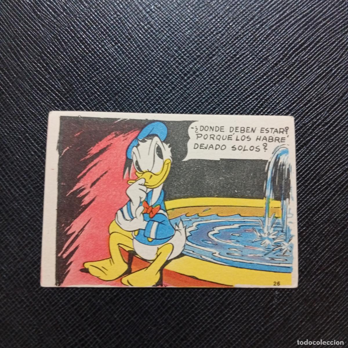 Coleccionismo cromos antiguos: 26 LA ISLA DE JASPE CHOCOLATES LLOVERAS DISNEY 1948 CROMO - SIN PEGAR - A214 PG478 B