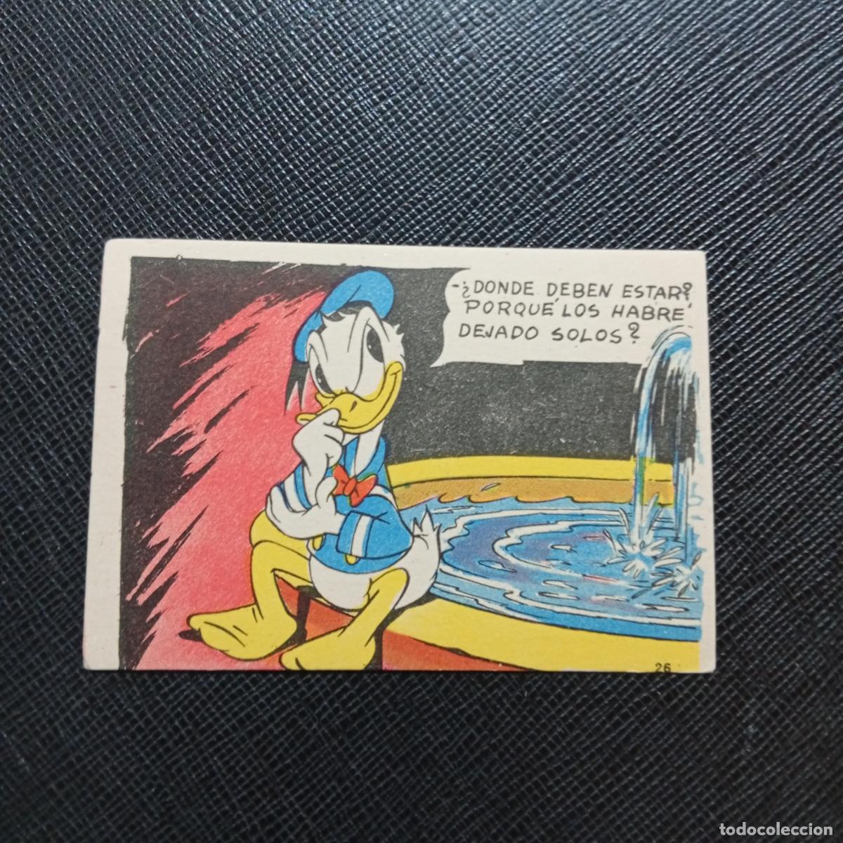 Coleccionismo cromos antiguos: 26 LA ISLA DE JASPE CHOCOLATES LLOVERAS DISNEY 1948 CROMO - SIN PEGAR - A214 PG487