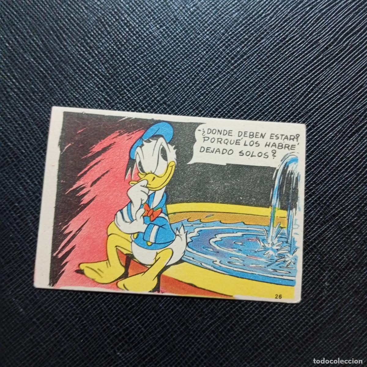 Coleccionismo cromos antiguos: 26 LA ISLA DE JASPE CHOCOLATES LLOVERAS DISNEY 1948 CROMO - SIN PEGAR - A214 PG487 B