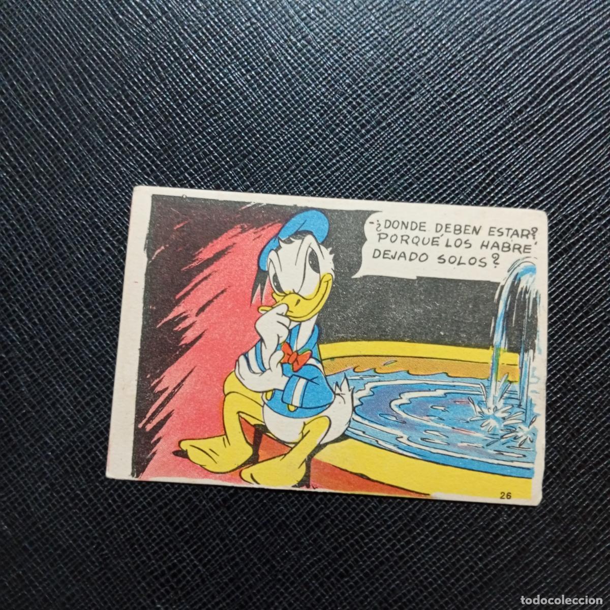 Coleccionismo cromos antiguos: 26 LA ISLA DE JASPE CHOCOLATES LLOVERAS DISNEY 1948 CROMO - SIN PEGAR - A214 PG496