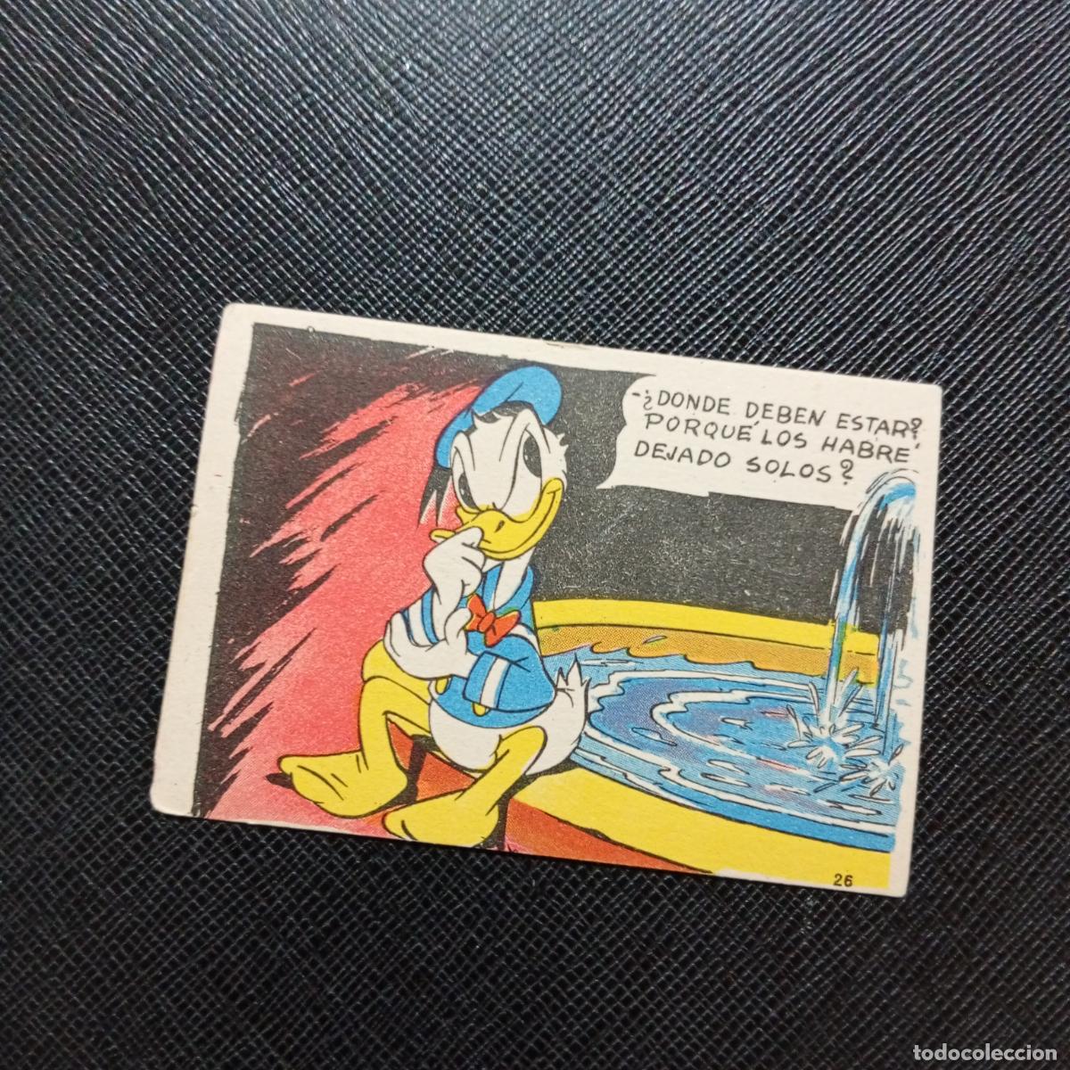 Coleccionismo cromos antiguos: 26 LA ISLA DE JASPE CHOCOLATES LLOVERAS DISNEY 1948 CROMO - SIN PEGAR - A214 PG496 B