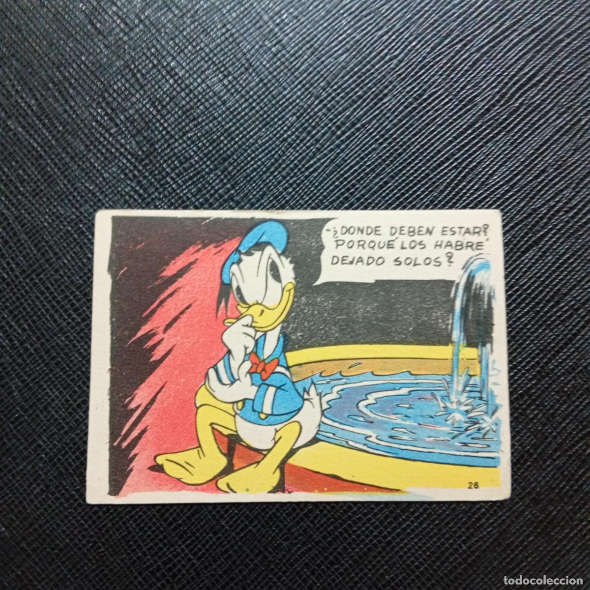 Coleccionismo cromos antiguos: 26 LA ISLA DE JASPE CHOCOLATES LLOVERAS DISNEY 1948 CROMO - SIN PEGAR - A214 PG505