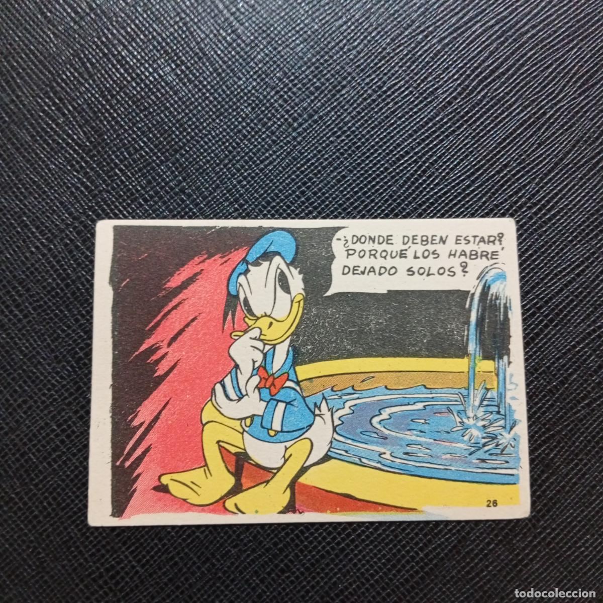 Coleccionismo cromos antiguos: 26 LA ISLA DE JASPE CHOCOLATES LLOVERAS DISNEY 1948 CROMO - SIN PEGAR - A214 PG505 B