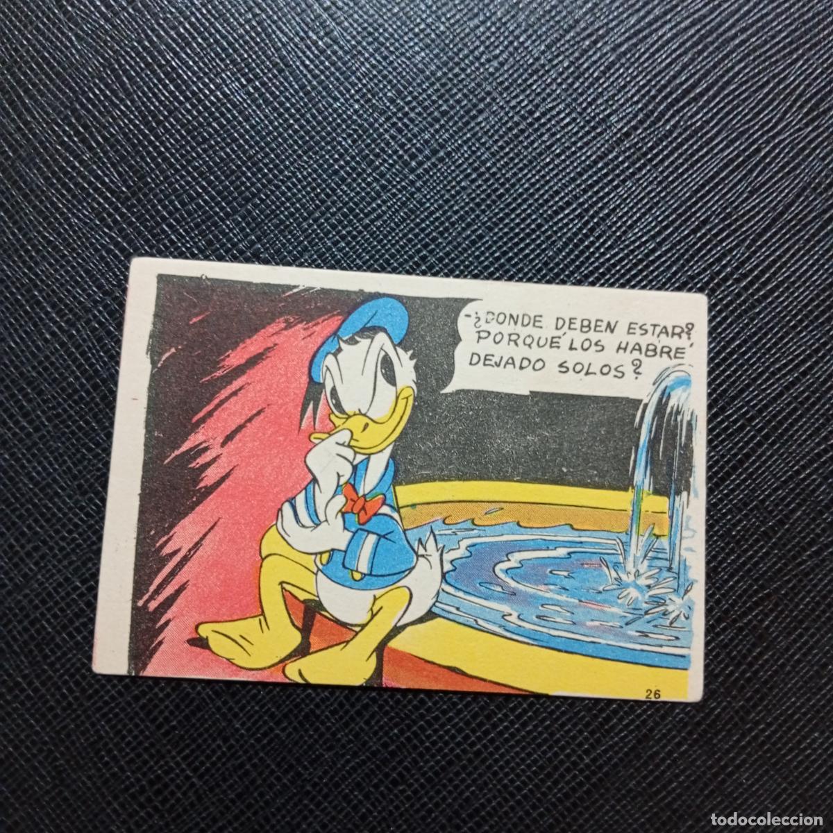 Coleccionismo cromos antiguos: 26 LA ISLA DE JASPE CHOCOLATES LLOVERAS DISNEY 1948 CROMO - SIN PEGAR - A214 PG532