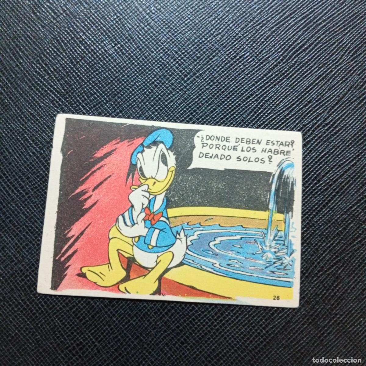 Coleccionismo cromos antiguos: 26 LA ISLA DE JASPE CHOCOLATES LLOVERAS DISNEY 1948 CROMO - SIN PEGAR - A214 PG532 B