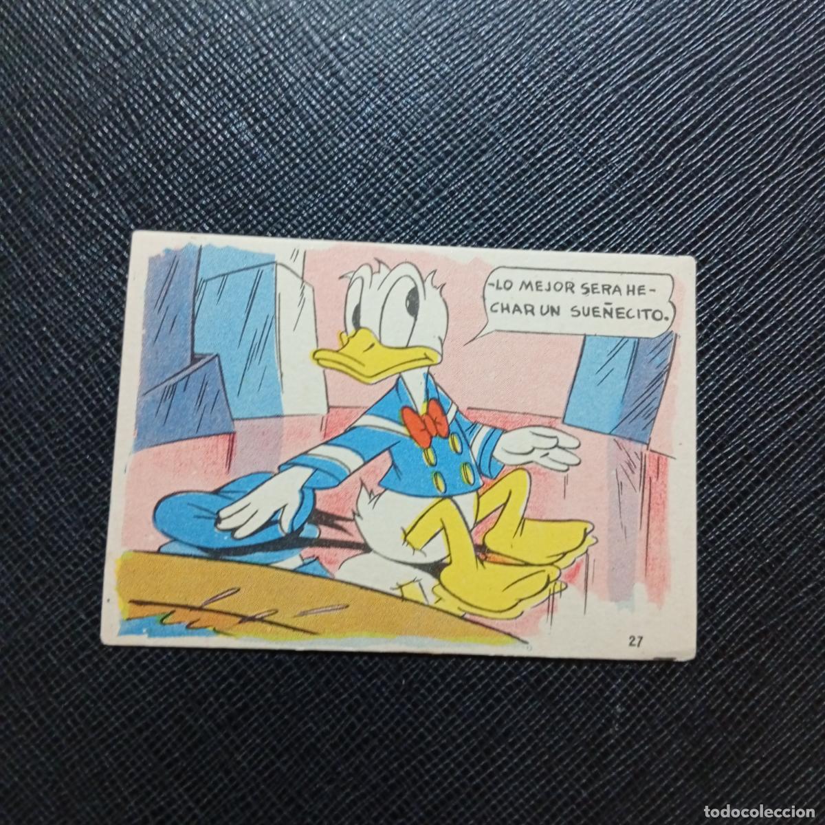 Coleccionismo cromos antiguos: 27 LA ISLA DE JASPE CHOCOLATES LLOVERAS DISNEY 1948 CROMO - SIN PEGAR - A214 PG352