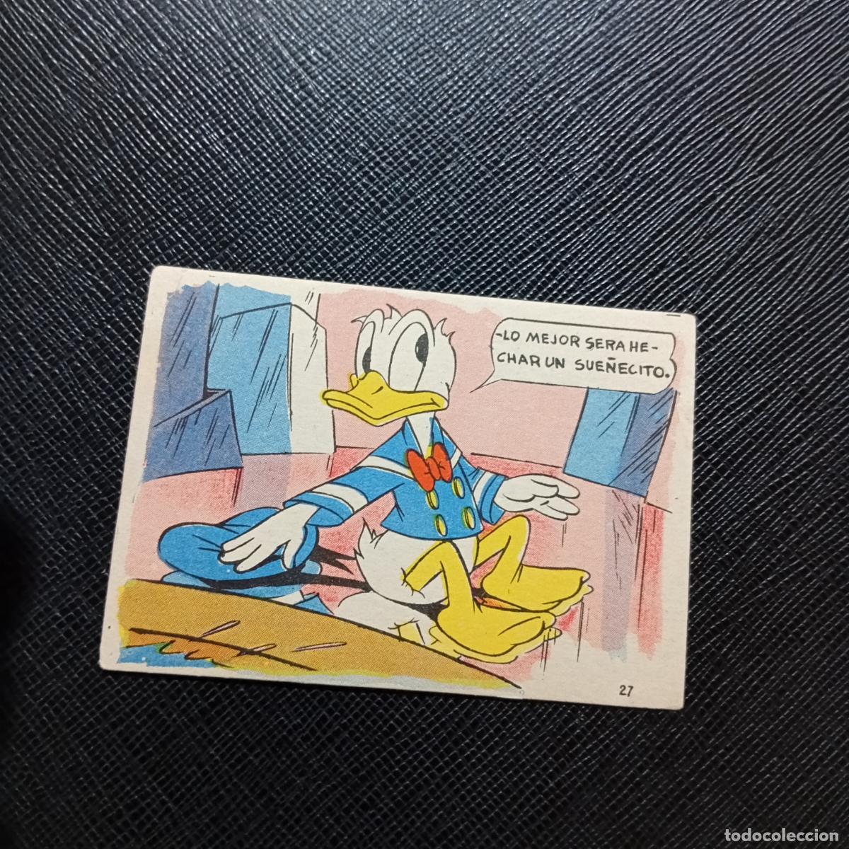 Coleccionismo cromos antiguos: 27 LA ISLA DE JASPE CHOCOLATES LLOVERAS DISNEY 1948 CROMO - SIN PEGAR - A214 PG361
