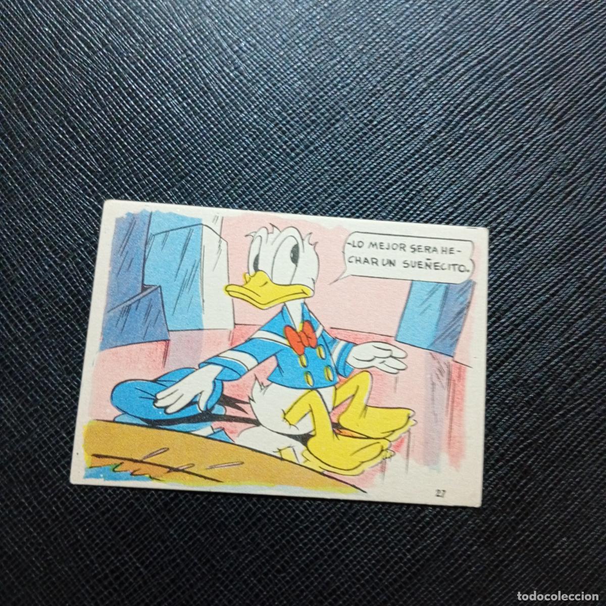 Coleccionismo cromos antiguos: 27 LA ISLA DE JASPE CHOCOLATES LLOVERAS DISNEY 1948 CROMO - SIN PEGAR - A214 PG361 B