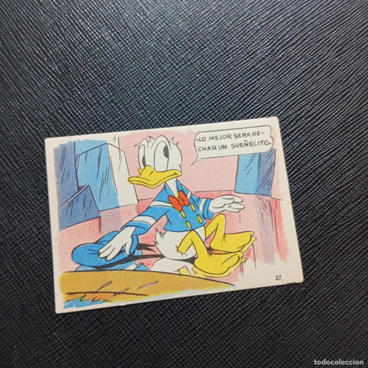 Coleccionismo cromos antiguos: 27 LA ISLA DE JASPE CHOCOLATES LLOVERAS DISNEY 1948 CROMO - SIN PEGAR - A214 PG370 B