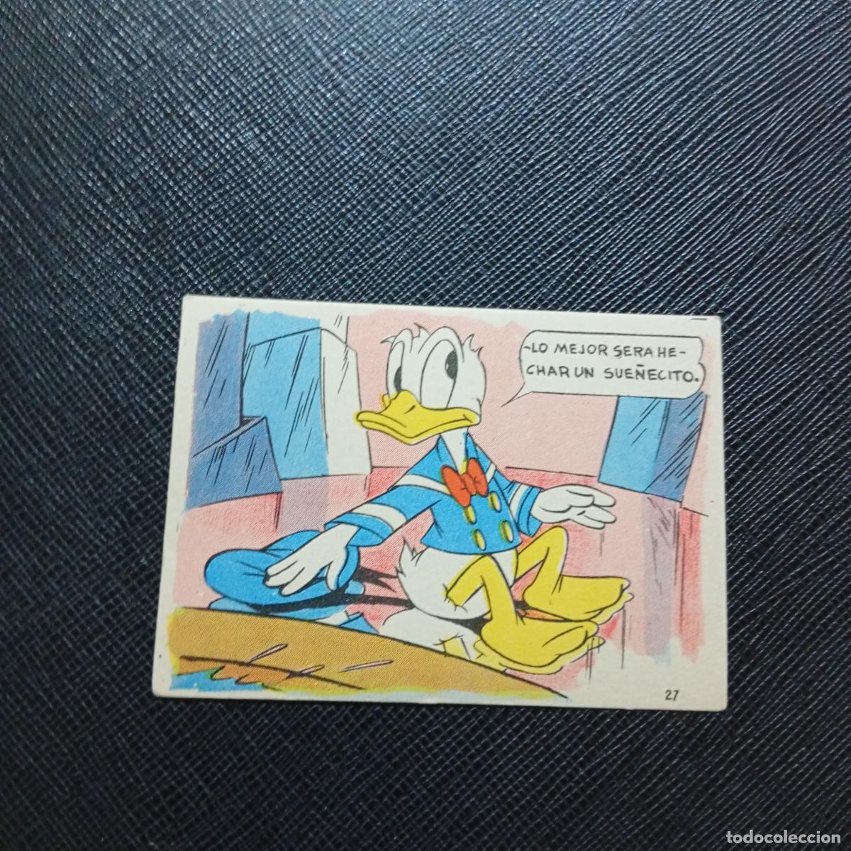 Coleccionismo cromos antiguos: 27 LA ISLA DE JASPE CHOCOLATES LLOVERAS DISNEY 1948 CROMO - SIN PEGAR - A214 PG379