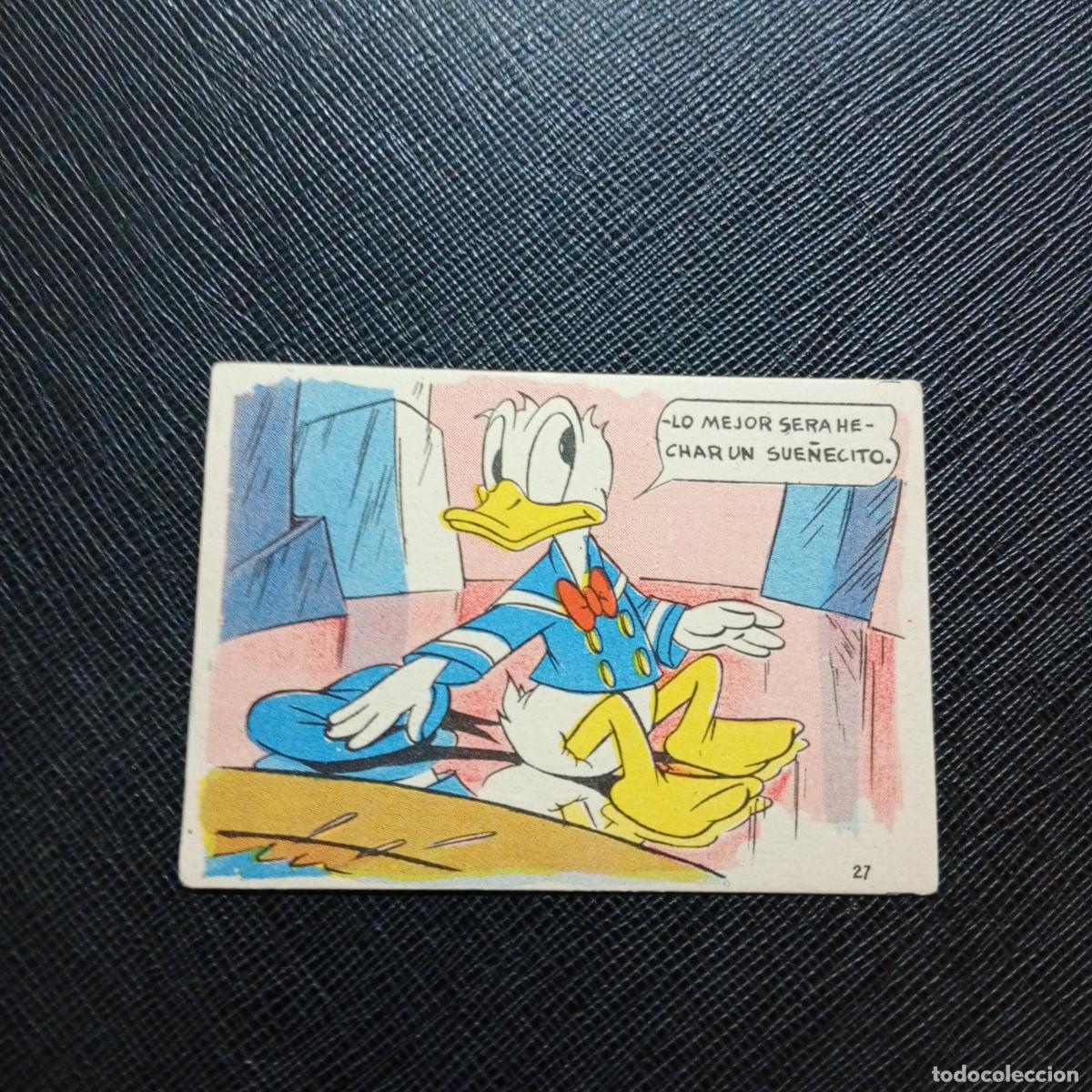Coleccionismo cromos antiguos: 27 LA ISLA DE JASPE CHOCOLATES LLOVERAS DISNEY 1948 CROMO - SIN PEGAR - A214 PG379 B