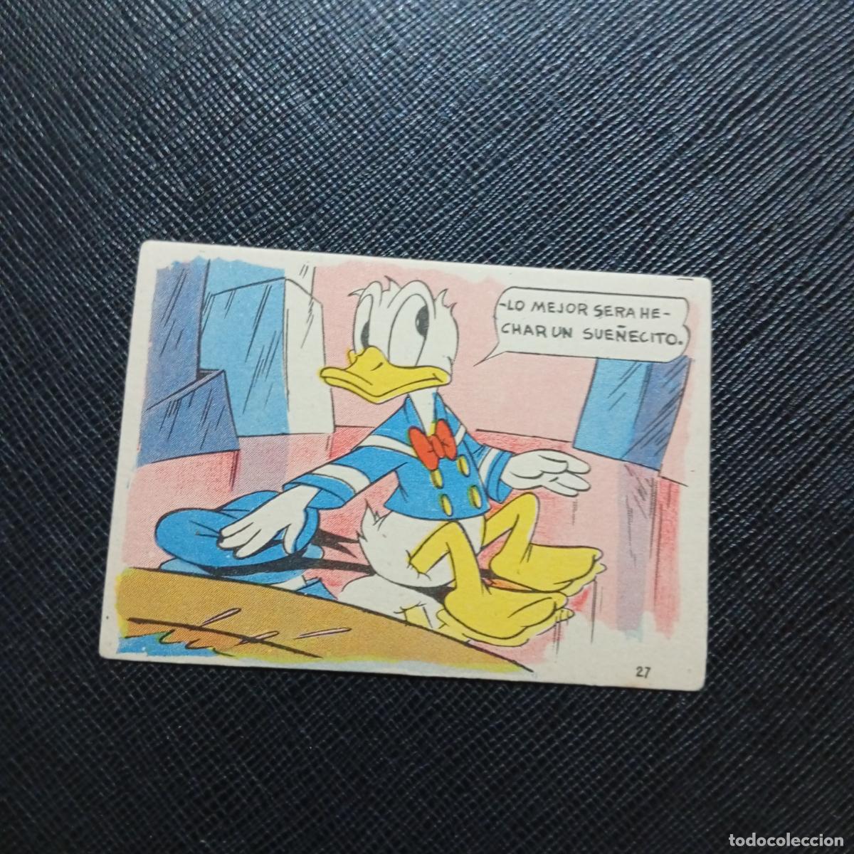Coleccionismo cromos antiguos: 27 LA ISLA DE JASPE CHOCOLATES LLOVERAS DISNEY 1948 CROMO - SIN PEGAR - A214 PG388