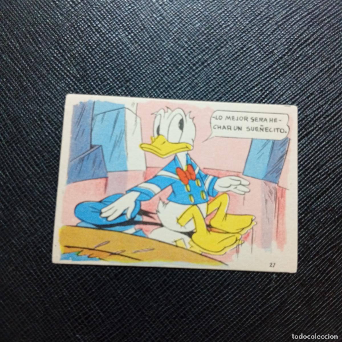 Coleccionismo cromos antiguos: 27 LA ISLA DE JASPE CHOCOLATES LLOVERAS DISNEY 1948 CROMO - SIN PEGAR - A214 PG388 B