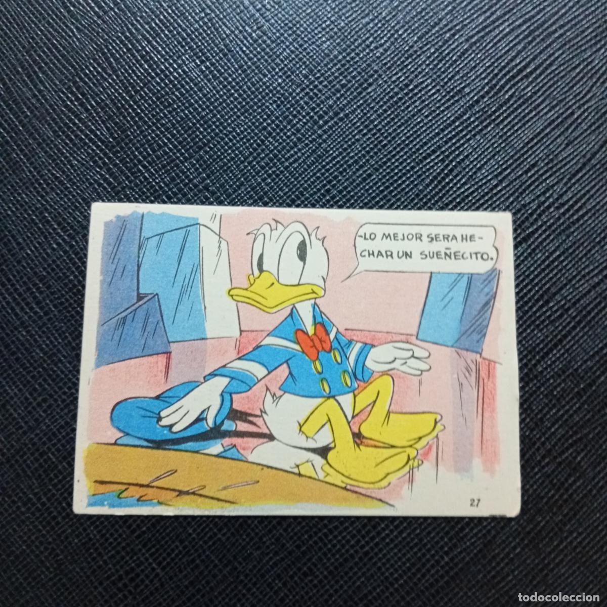Coleccionismo cromos antiguos: 27 LA ISLA DE JASPE CHOCOLATES LLOVERAS DISNEY 1948 CROMO - SIN PEGAR - A214 PG397