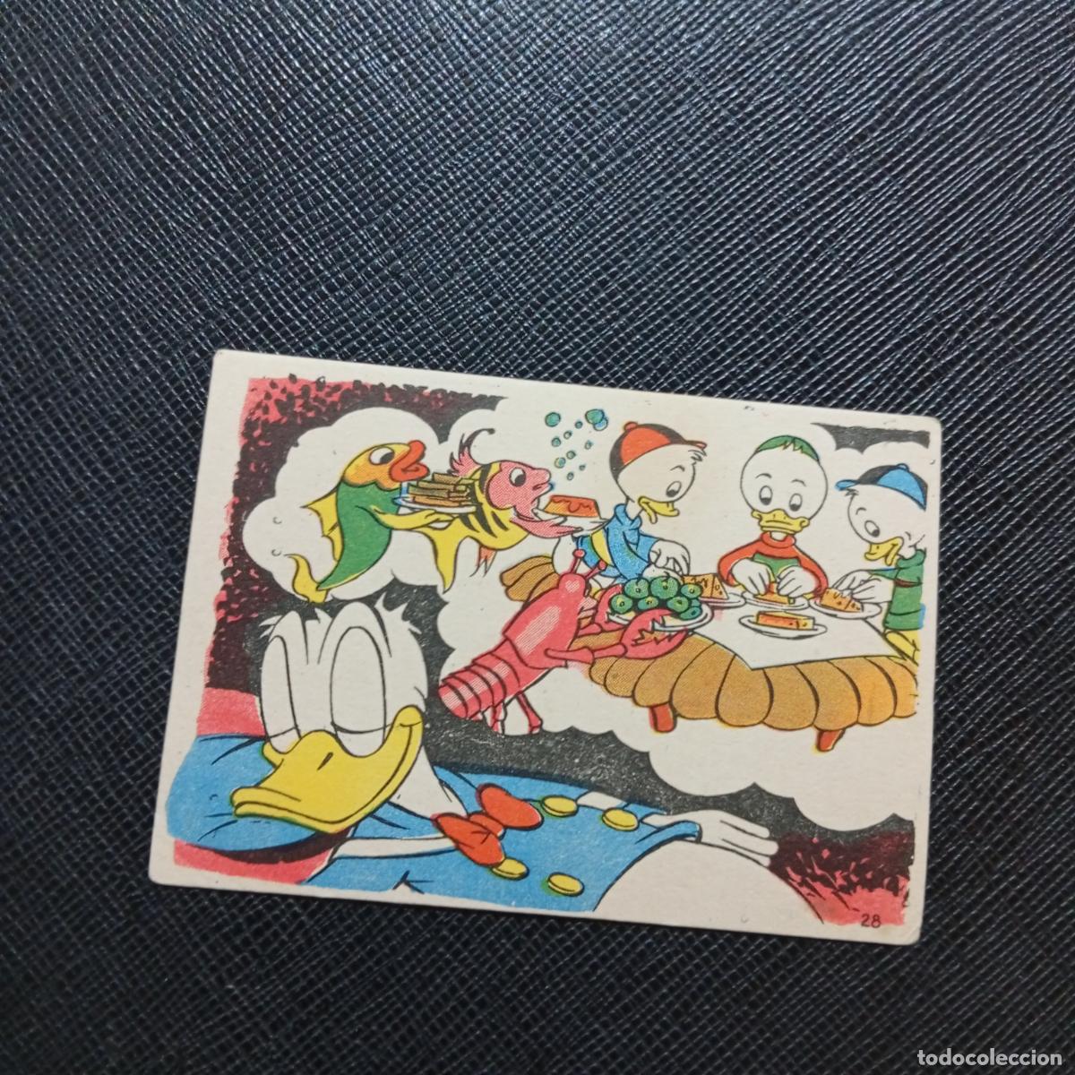Coleccionismo cromos antiguos: 28 LA ISLA DE JASPE CHOCOLATES LLOVERAS DISNEY 1948 CROMO - SIN PEGAR - A214 PG406