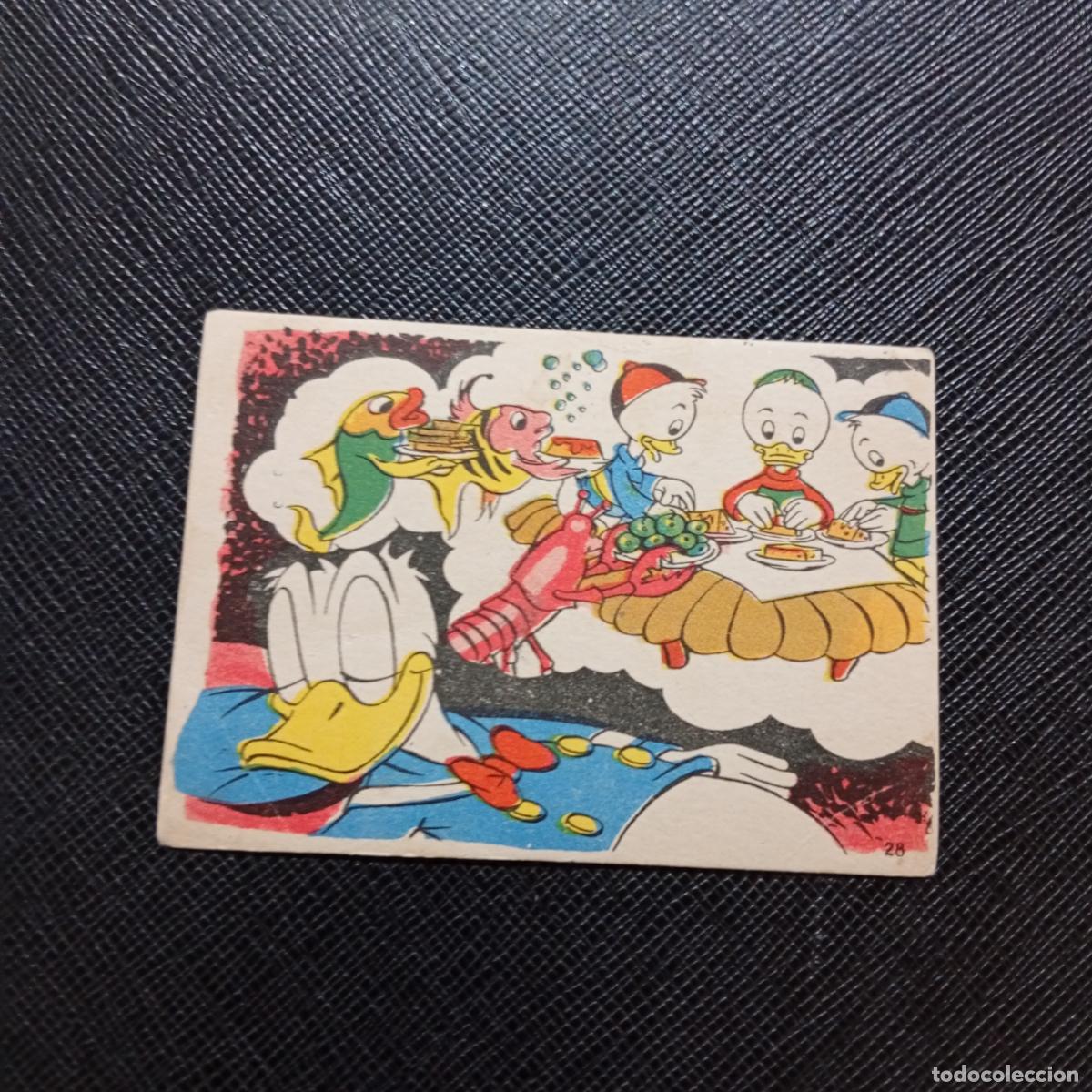 Coleccionismo cromos antiguos: 28 LA ISLA DE JASPE CHOCOLATES LLOVERAS DISNEY 1948 CROMO - SIN PEGAR - A214 PG406 B