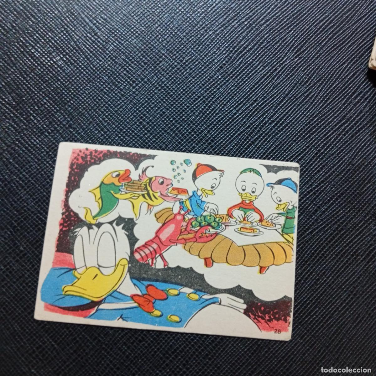 Coleccionismo cromos antiguos: 28 LA ISLA DE JASPE CHOCOLATES LLOVERAS DISNEY 1948 CROMO - SIN PEGAR - A214 PG415