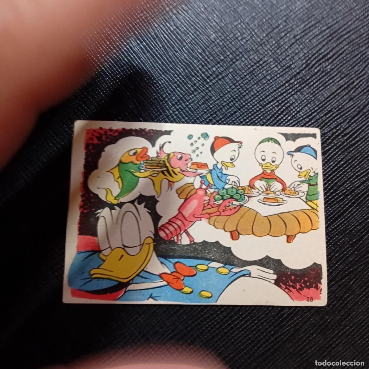 Coleccionismo cromos antiguos: 28 LA ISLA DE JASPE CHOCOLATES LLOVERAS DISNEY 1948 CROMO - SIN PEGAR - A214 PG424