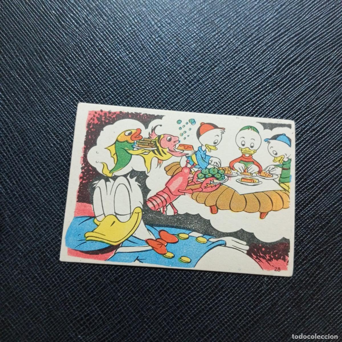 Coleccionismo cromos antiguos: 28 LA ISLA DE JASPE CHOCOLATES LLOVERAS DISNEY 1948 CROMO - SIN PEGAR - A214 PG433