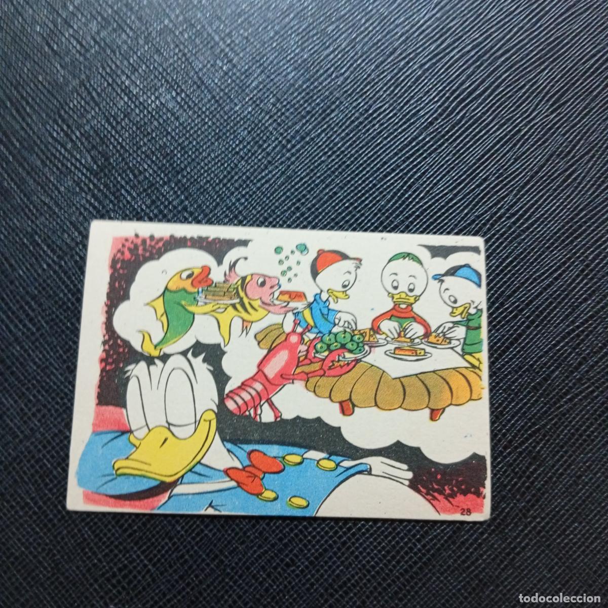 Coleccionismo cromos antiguos: 28 LA ISLA DE JASPE CHOCOLATES LLOVERAS DISNEY 1948 CROMO - SIN PEGAR - A214 PG433 B
