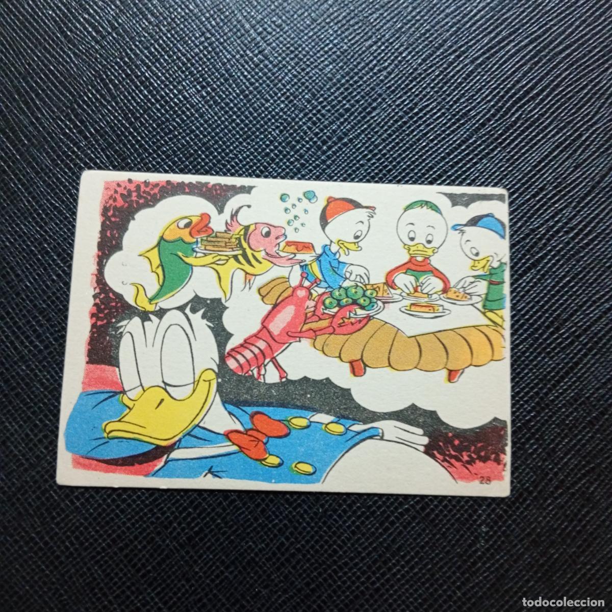 Coleccionismo cromos antiguos: 28 LA ISLA DE JASPE CHOCOLATES LLOVERAS DISNEY 1948 CROMO - SIN PEGAR - A214 PG442 B