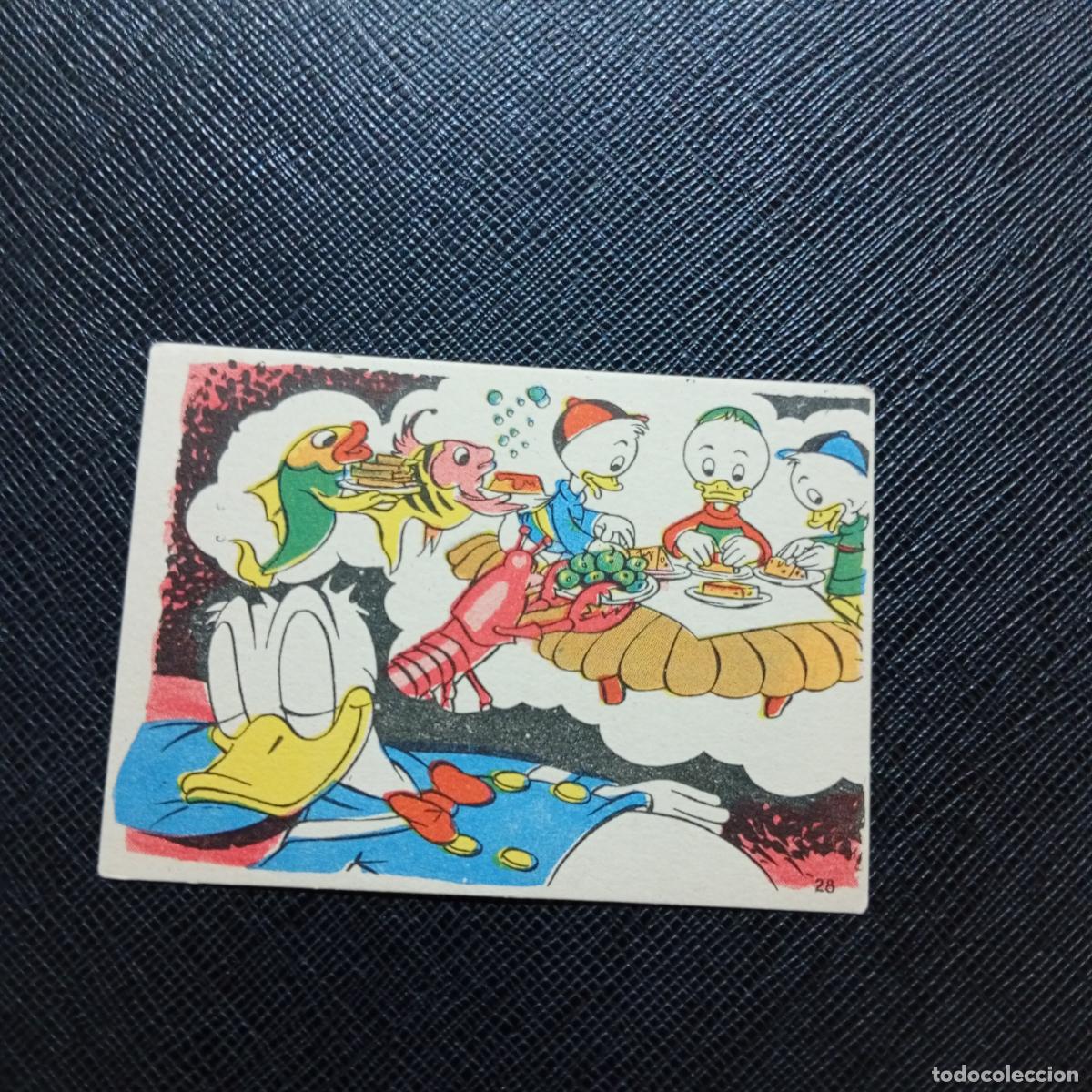 Coleccionismo cromos antiguos: 28 LA ISLA DE JASPE CHOCOLATES LLOVERAS DISNEY 1948 CROMO - SIN PEGAR - A214 PG451