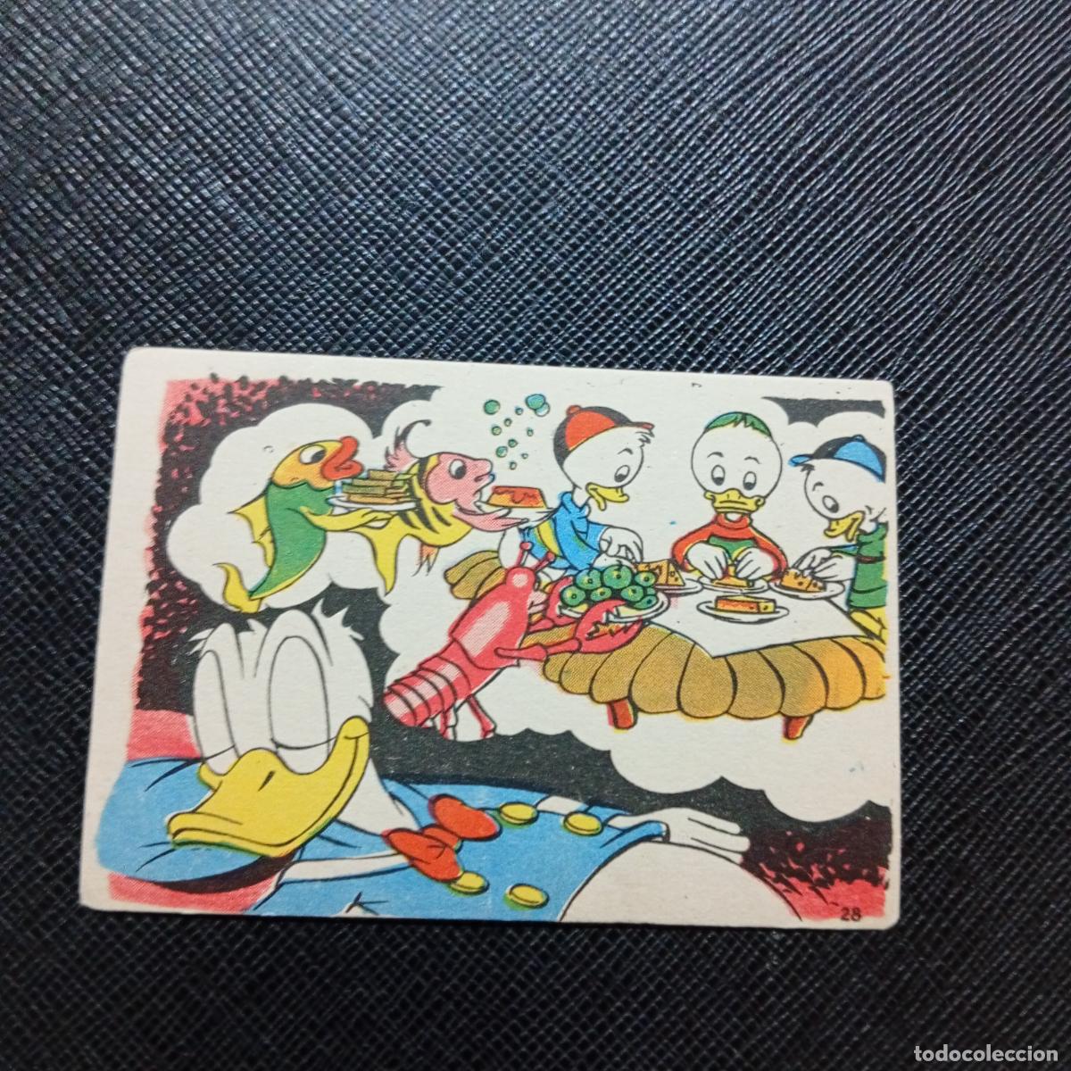 Coleccionismo cromos antiguos: 28 LA ISLA DE JASPE CHOCOLATES LLOVERAS DISNEY 1948 CROMO - SIN PEGAR - A214 PG451 B