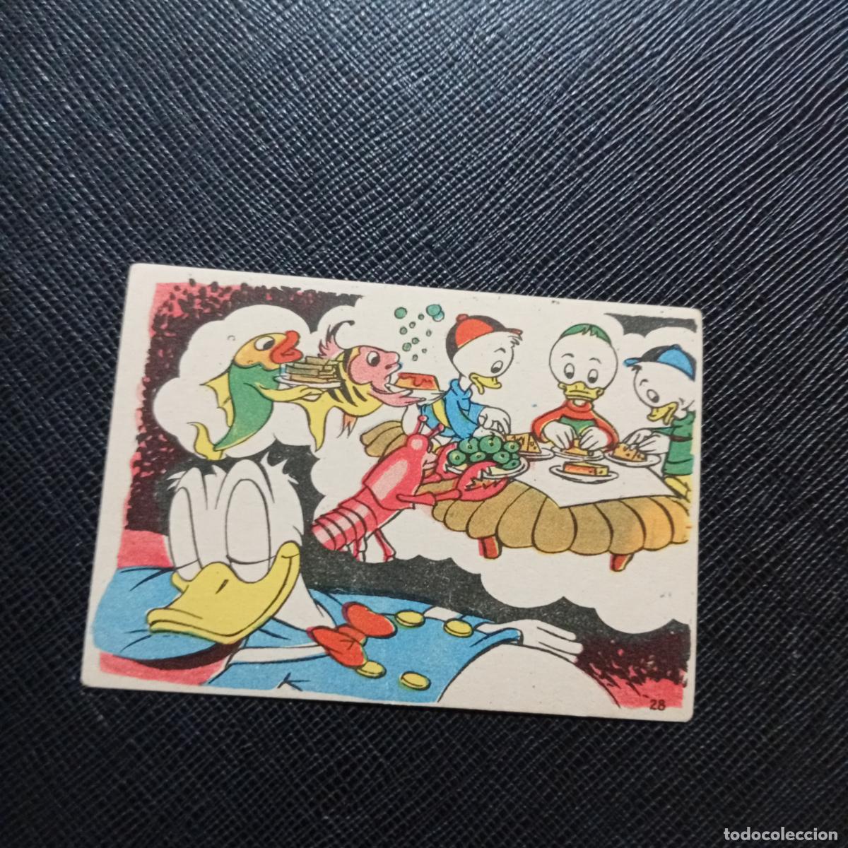 Coleccionismo cromos antiguos: 28 LA ISLA DE JASPE CHOCOLATES LLOVERAS DISNEY 1948 CROMO - SIN PEGAR - A214 PG460