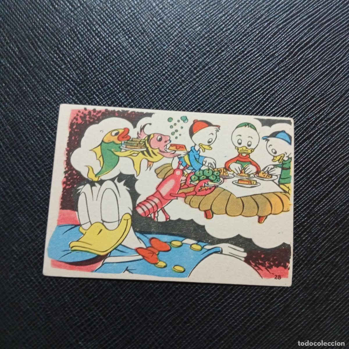 Coleccionismo cromos antiguos: 28 LA ISLA DE JASPE CHOCOLATES LLOVERAS DISNEY 1948 CROMO - SIN PEGAR - A214 PG460 B