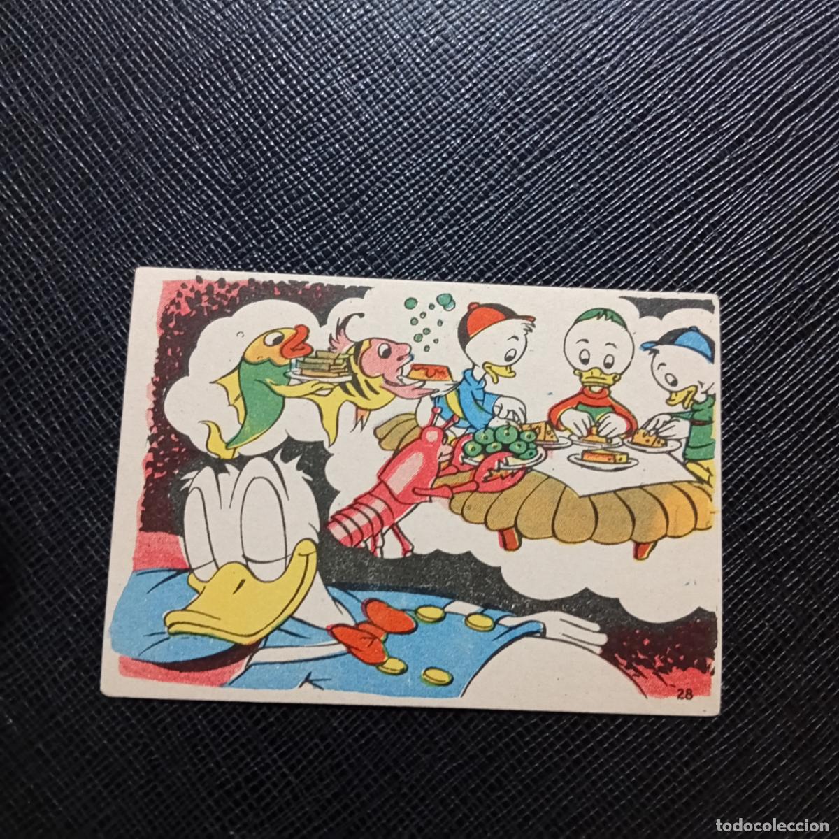 Coleccionismo cromos antiguos: 28 LA ISLA DE JASPE CHOCOLATES LLOVERAS DISNEY 1948 CROMO - SIN PEGAR - A214 PG469