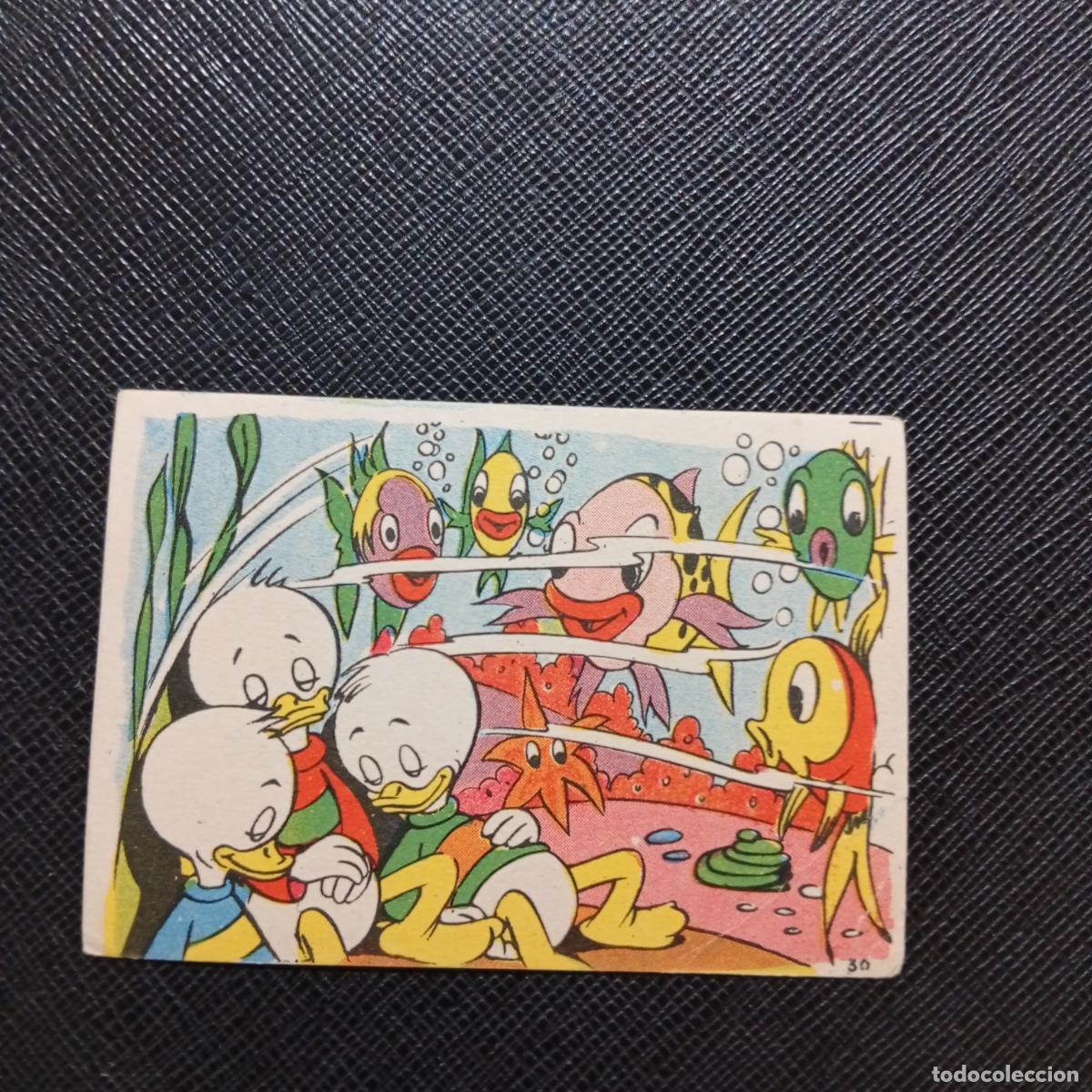 Coleccionismo cromos antiguos: 30 LA ISLA DE JASPE CHOCOLATES LLOVERAS DISNEY 1948 CROMO - SIN PEGAR - A214 PG469