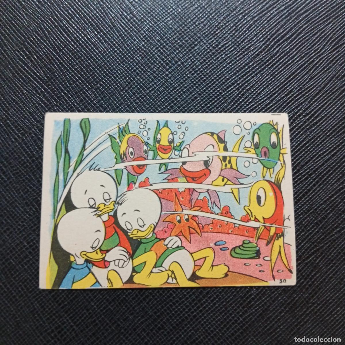 Coleccionismo cromos antiguos: 30 LA ISLA DE JASPE CHOCOLATES LLOVERAS DISNEY 1948 CROMO - SIN PEGAR - A214 PG478 B