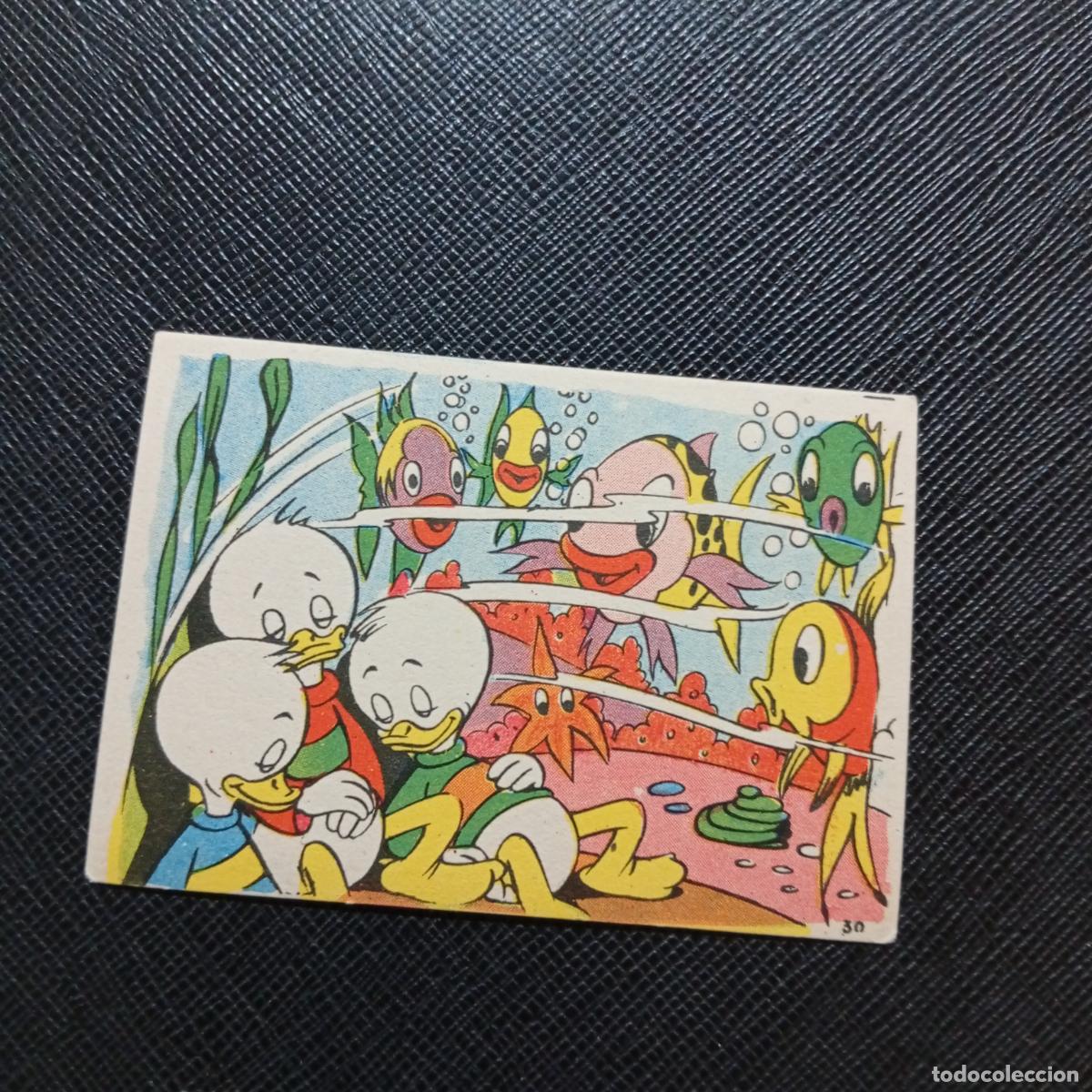 Coleccionismo cromos antiguos: 30 LA ISLA DE JASPE CHOCOLATES LLOVERAS DISNEY 1948 CROMO - SIN PEGAR - A214 PG487 B