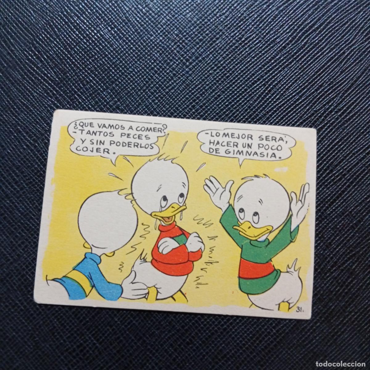 Coleccionismo cromos antiguos: 31 LA ISLA DE JASPE CHOCOLATES LLOVERAS DISNEY 1948 CROMO - SIN PEGAR - A214 PG514 B