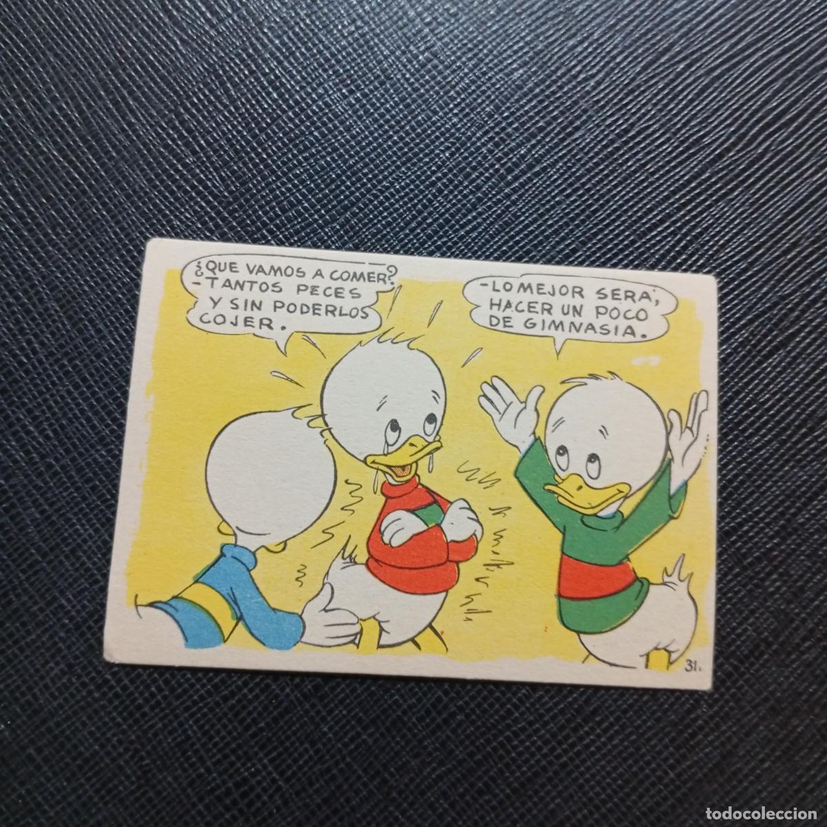 Coleccionismo cromos antiguos: 31 LA ISLA DE JASPE CHOCOLATES LLOVERAS DISNEY 1948 CROMO - SIN PEGAR - A214 PG523 B