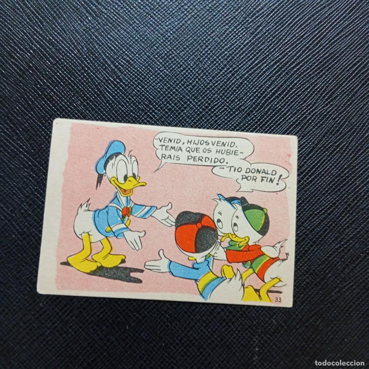 Coleccionismo cromos antiguos: 33 LA ISLA DE JASPE CHOCOLATES LLOVERAS DISNEY 1948 CROMO - SIN PEGAR - A214 PG532