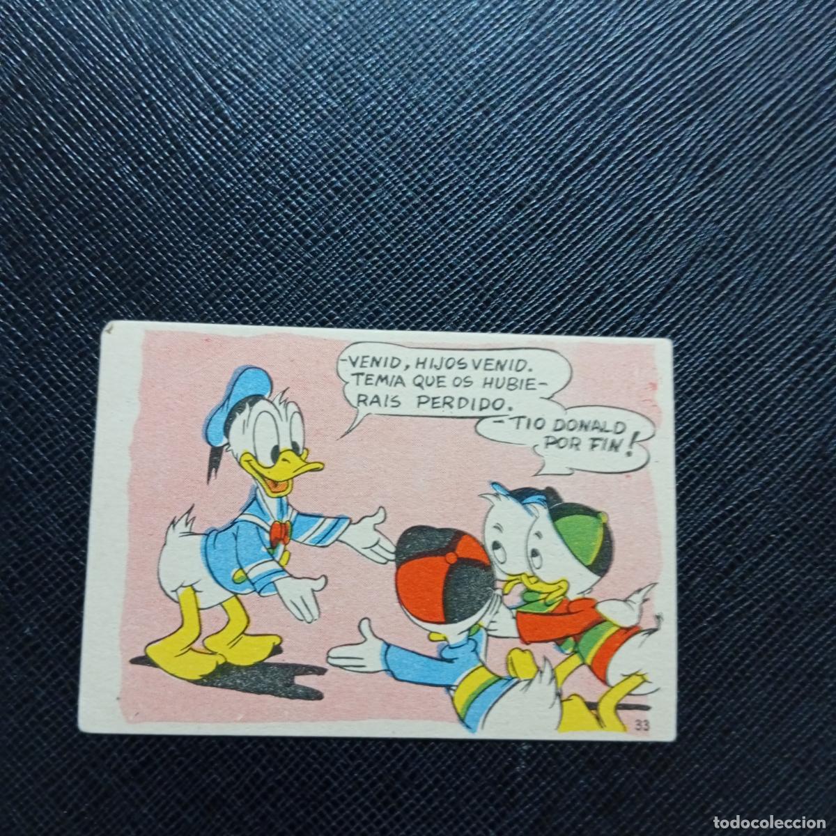 Coleccionismo cromos antiguos: 33 LA ISLA DE JASPE CHOCOLATES LLOVERAS DISNEY 1948 CROMO - SIN PEGAR - A214 PG532 B