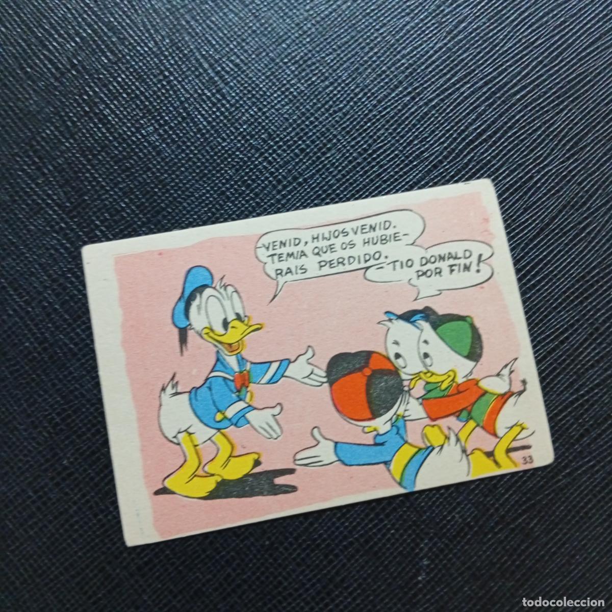 Coleccionismo cromos antiguos: 33 LA ISLA DE JASPE CHOCOLATES LLOVERAS DISNEY 1948 CROMO - SIN PEGAR - A214 PG388