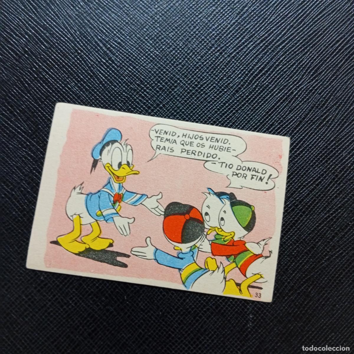 Coleccionismo cromos antiguos: 33 LA ISLA DE JASPE CHOCOLATES LLOVERAS DISNEY 1948 CROMO - SIN PEGAR - A214 PG388 B