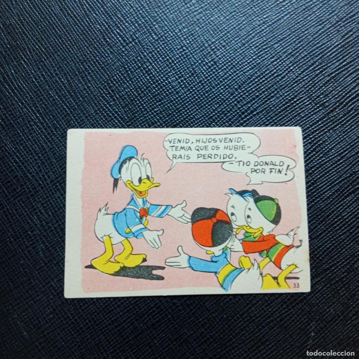 Coleccionismo cromos antiguos: 33 LA ISLA DE JASPE CHOCOLATES LLOVERAS DISNEY 1948 CROMO - SIN PEGAR - A214 PG397